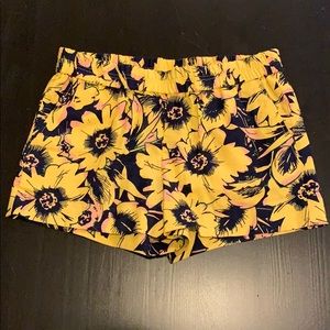 J Crew floral shorts. Size 4. Pockets.